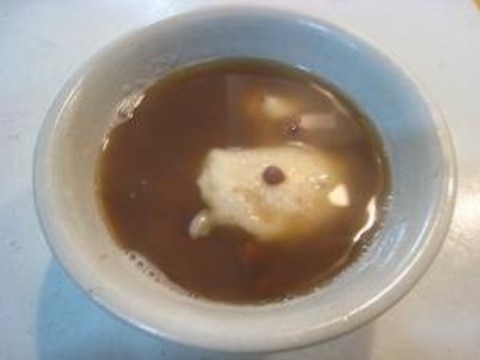 甘さ控えめ！！　小豆コトコト♪　ぜんざい